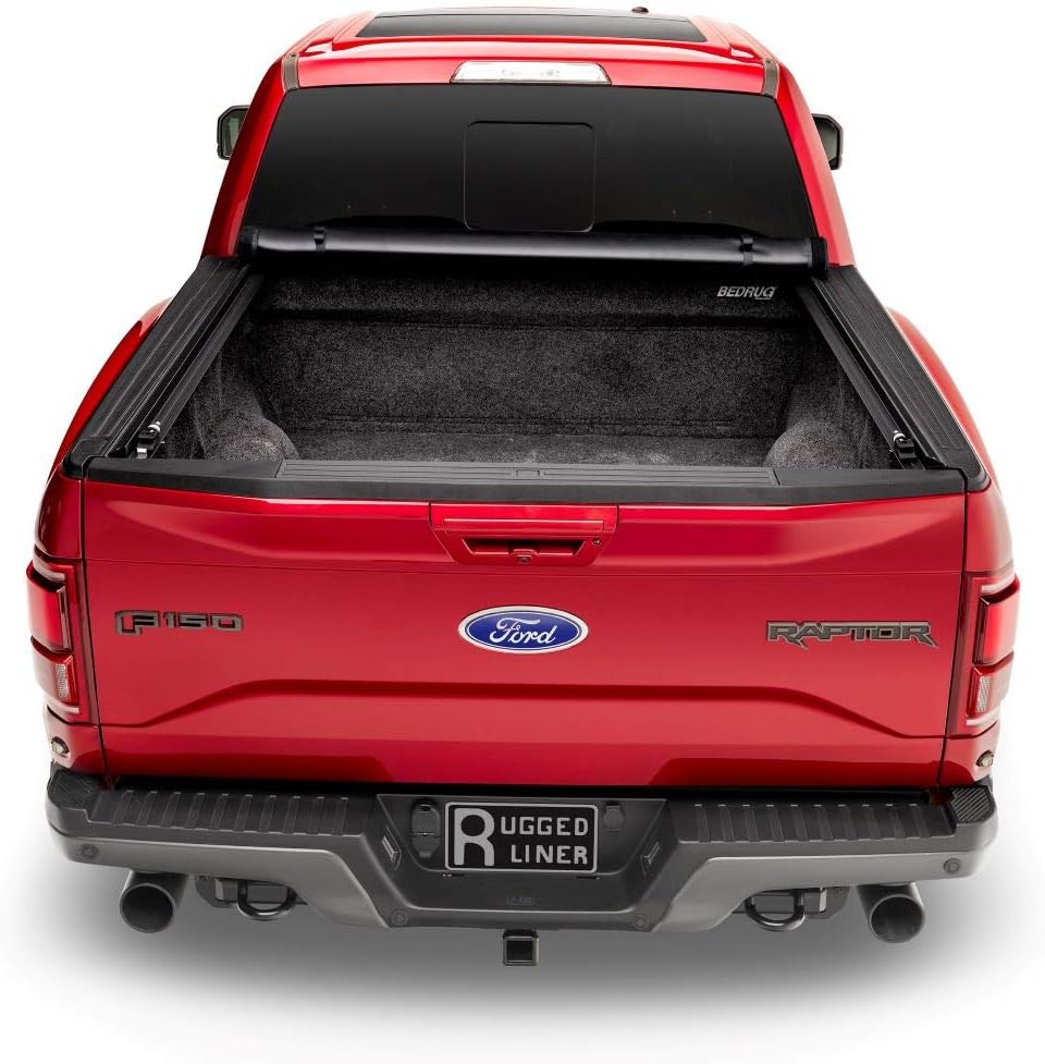 Amazon Com Rugged Liner Premium Rollup Truck Bed Tonneau Cover Rc Drb6510 Fits 10 18 Dodge Ram Cargo Box With Utility Track 6 5 Bed Automotive