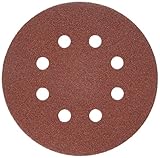 Bosch SR5R085 50-Piece 80 Grit 5 In. 8 Hole Hook-And-Loop Sanding Discs