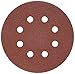 Bosch SR5R085 50-Piece 80 Grit 5 In. 8 Hole Hook-And-Loop Sanding Discs