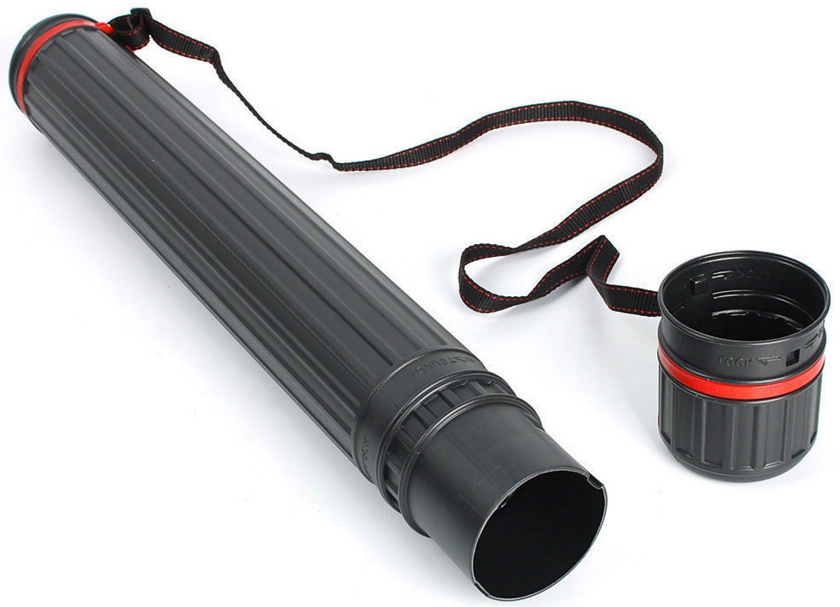Adjustable Telescopic Drawing Tube 78cm to 130cm – A1 Paper Storage Tube with Shoulder Carry Strap – Art Work Case Teletube for Drawings, Blueprints, Posters, Documents, Architects, Students & Artists