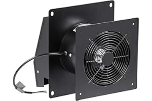 VEVOR 6 inch Through-The-Wall Ventilation Fan, 205 CFM Through Wall Exhaust Fan with AC Motor, Quiet Vent Easy Installation f