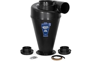 Oneida Air Systems Cyclone Attachment for Single Stage 0.5-3HP Dust Collector, 4/5 DIY - Portable Attachments and Accessories for Home and Woodworking Space Cleaning