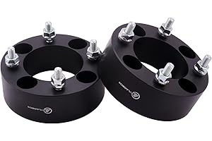 VLAOSCHI Black Forged ATV UTV 4x110 Wheel Spacers 2 Inch with 12x1.25 Studs Compatible with Yamaha Viking Wolverine YXZ1000R | CFMOTO ZForce 950 UForce 1000 - Pack of 2