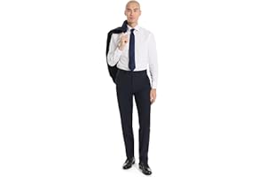 Calvin Klein Men's Modern Fit Dress Pants | Suit Pants for Men | Performance Stretch Fabric, Flat Front, Ready-to-Wear
