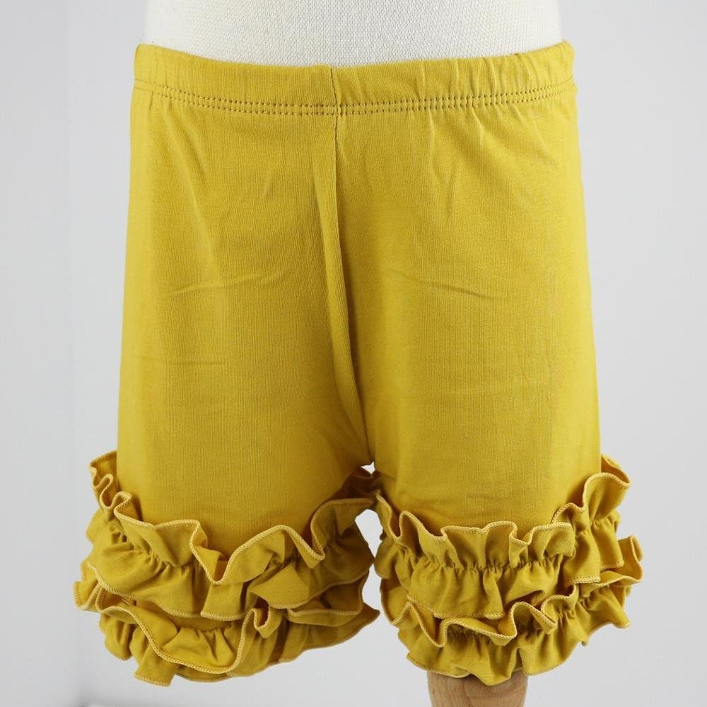 Wennikids Baby Little Girls Short Cotton Icing Ruffle Shorts: Clothing