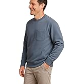 Turtle Bay New York Men’s Fleece Sweatshirt – 3 Pocket Design with Raglan Sleeves, Tagless Neck
