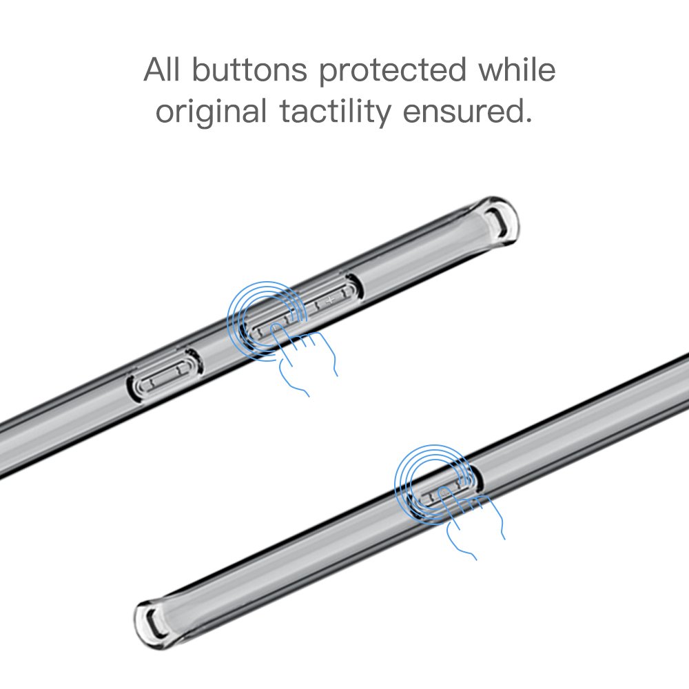 Hülle für Samsung Samsung Galaxy S8,TUCNIPUS Schutzhülle Case Silikon - Ultra Dünn Crystal Clear Durchsichtige Backcover Handyhülle TPU Case für Samsung Galaxy S8-Transparent