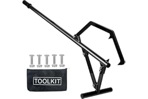 EELLAO 50.9inch Timberjack Log Lifter, Adjustable Log Roller Cant Hook, Heavy Duty Steel Logging Tools Log Jack for Rolling Logs Ups to 25" in Dia