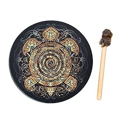 AZURAOKEY Shaman Drum, 10 Inch Frame Drum sktop
