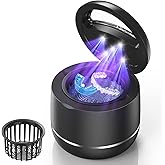 Miorcols Ultrasonic Retainer Cleaner Machine for Night Guard, 48kHz, 7.8oz | 5 UV Lights, Timer, 304SS Tank, 2 Modes, Denture Cleaner Machine for Jewelry, Braces, Mouthguard, Toothbrush - Black