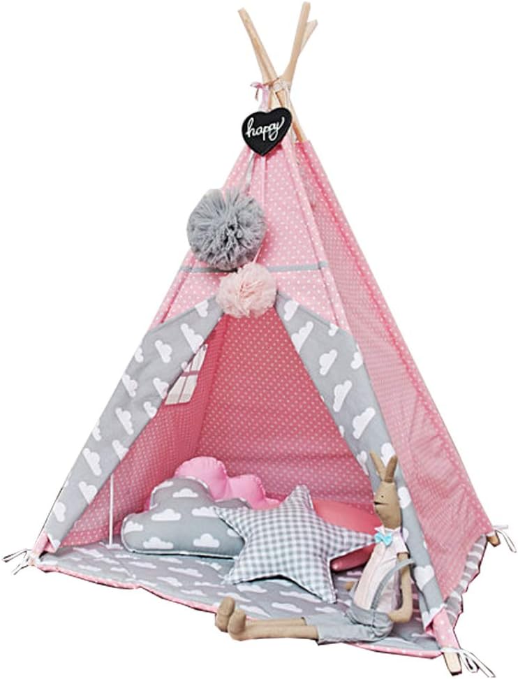 Children's Play Tent Game House Pink Indian Tent Boy Girl 3 Years Old Indoor Outdoor Easy To Disassemble Simple Fashion