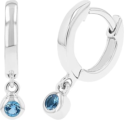 Boucles d'oreilles en argent sterling 925, livrées dans un coffret cadeau
