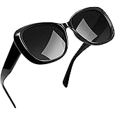 Joopin Oversized Acetate Sunglasses Polarized UV Protection Trendy Butterfly Shades for Women Ladies Sun Glasses