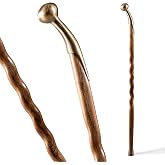 Brazos Handcrafted Wood Walking Cane, Hametop Style Handle, for Men &amp; Women, Made in The USA, 37"