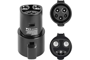 APLYSIATECH J1772 EV Charger to Tesla Charging Adapter, 80A/240 VAC, SAE J1772 Charging to Tesla Charging Adapter, Fit for Model 3, Y, S, X (Only for Tesla Owners)