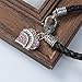 DIABETIC Awareness Alert Charm Womens Bracelet, Silver Tone (Pink Rhinestones)