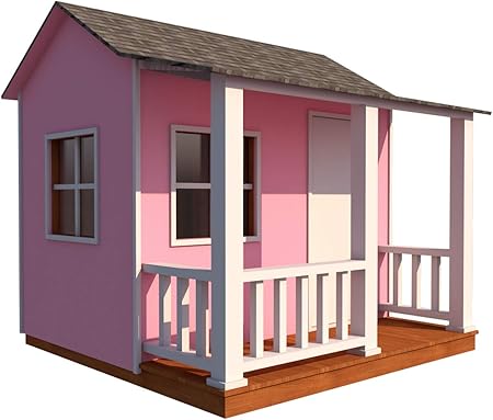 Amazon 子供用 プレイハウス プラン Diy 裏庭 収納 小屋 マイクロコテージ 小さなゲストハウス アクション スポーツトイ おもちゃ