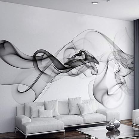 Amazon Com Xbwy Custom Mural Wallpaper Smoke Clouds Wall Mural