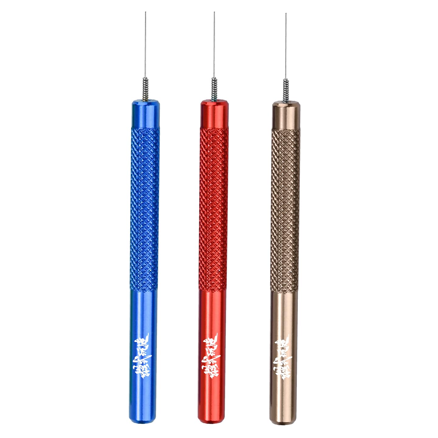ANSAI 3-Piece 3 Colors Mini Precision Hobby Tool Set,Metal Applicator Needles for Adhesive Dispensing