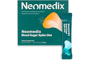 NEOMEDIX Fiber Supplement – Plant-Based Fiber Bead Blend for Digestive Wellness, Craving Control & Daily Balance – with Psyllium Husk, Chicory Root,Garcinia Cambogia & Banaba Leaf – 30 Packs