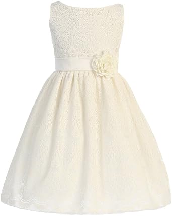 girls off white dress