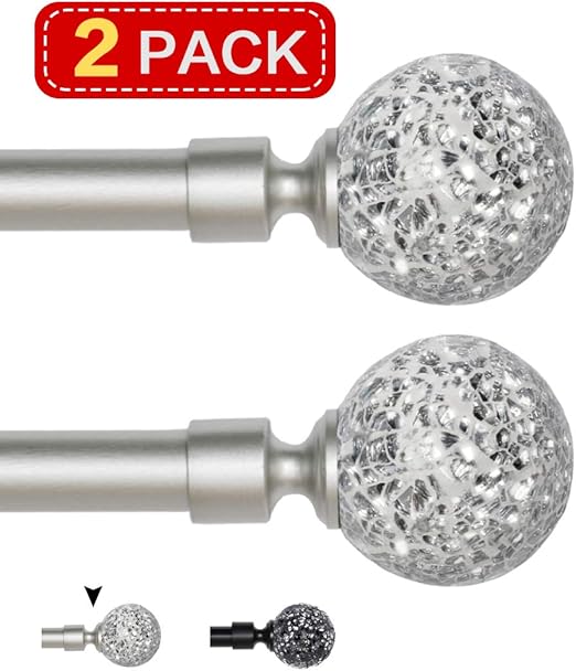 Amazon Com Turquoize Smart Single Curtain Rods For Windows No