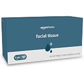 Amazon Basics 2-Ply Facial Tissue, 160 Count