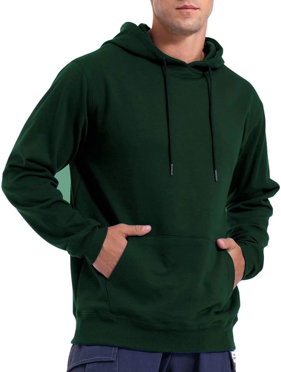 QUALFORT Men's Pullover Hoodie: Clothing