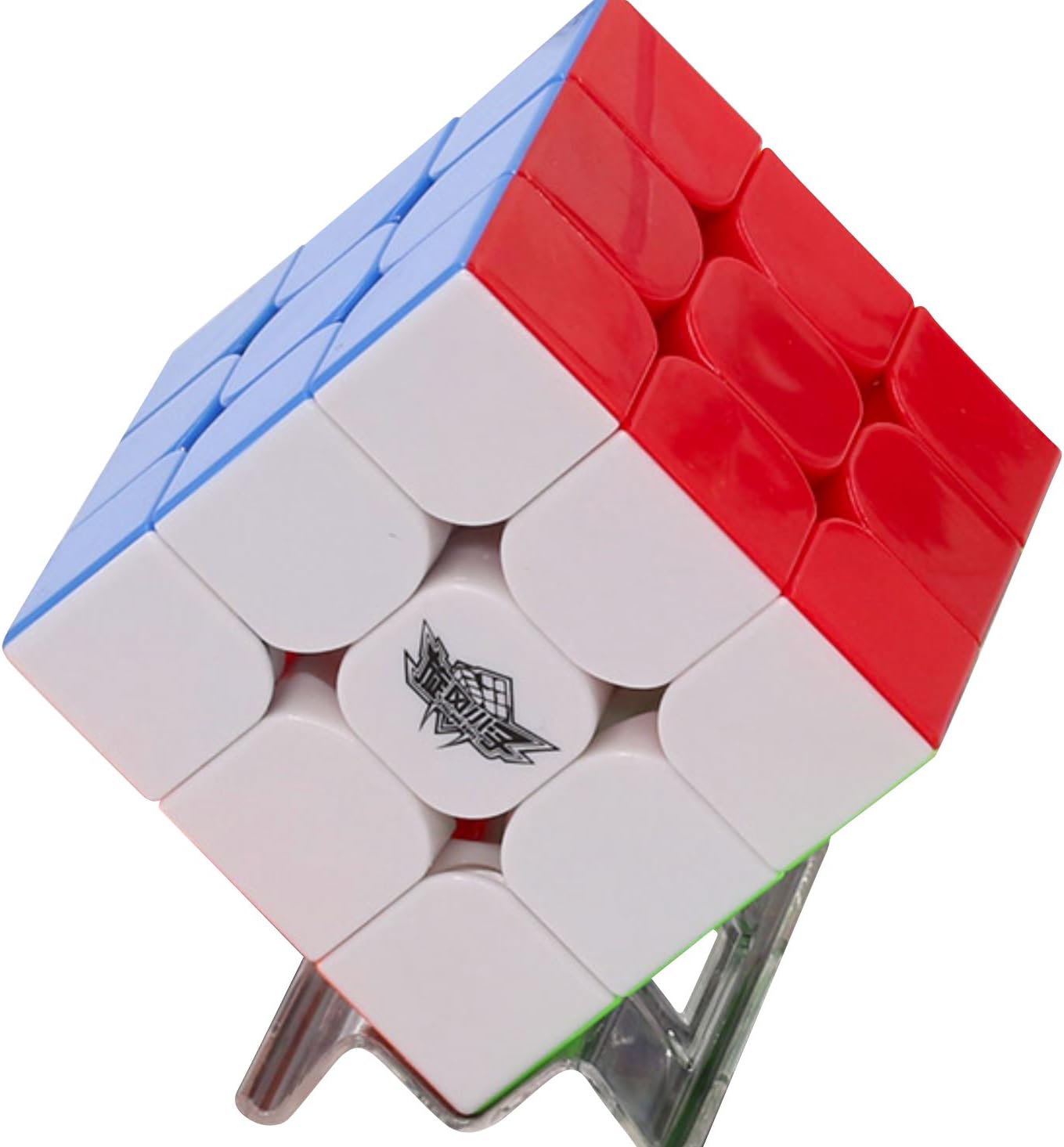 Nitrocubes Cyclone Boys Magnetic 3x3 Bonus Cube Stand Speed Cube Stickerless Magic Cube 3x3x3 Puzzles Toys (56mm)