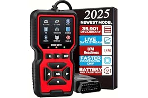ONRETUL OBD2 Scanner Diagnostic Tool - Check Engine Light Code Reader, Reset Function, Data Stream, I/M Readiness, Full Features, Modes 6 & 8, for All 1996+ Vehicles