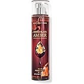 Bath and Body Works Fine Body Fragrance Mist 8 Fluid Ounce (Chocolate Amber)