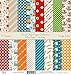 Pattern Paper Pack - School Days - Scrapbook Premium Specialty Paper Single-Sided 12