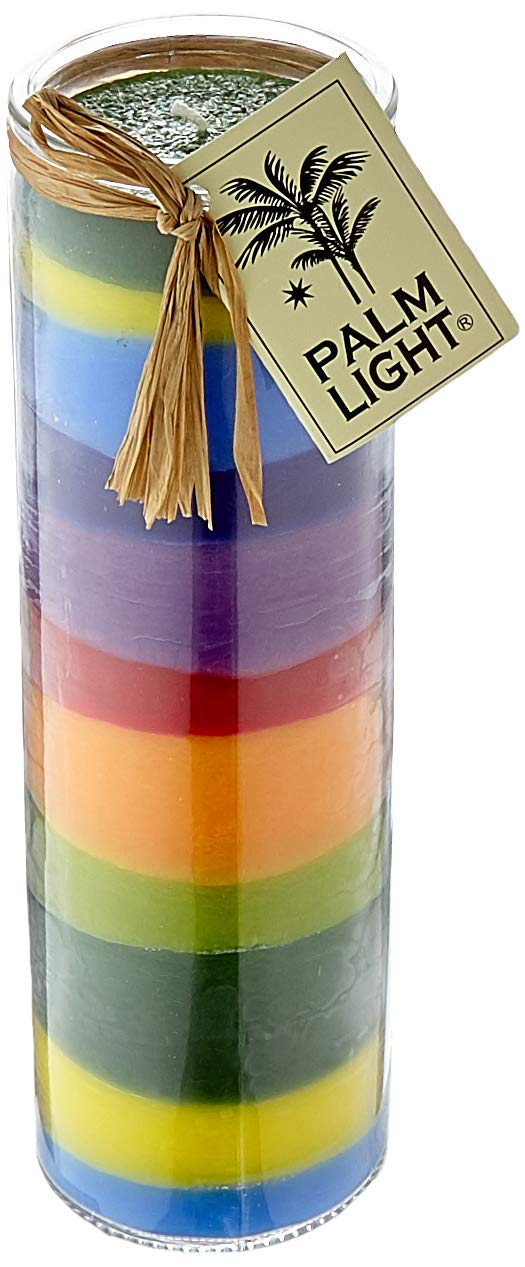 Palm Light 4041678003432 Stripe Fun Candles, Height 20 cm, Burning Time Approx. 100 Hours