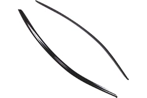 TuningPros Outside Mount Window Vent Visors Rain Guards Compatible with Subaru BRZ 2013-2016 | Side Window Wind Deflectors Rain Shields | Smoke Tinted, 2 Pcs Set, DGWV-739