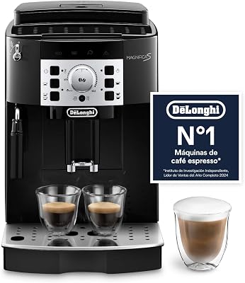Magnifica S - Cafetera Superautomática 2 Bebidas Negro