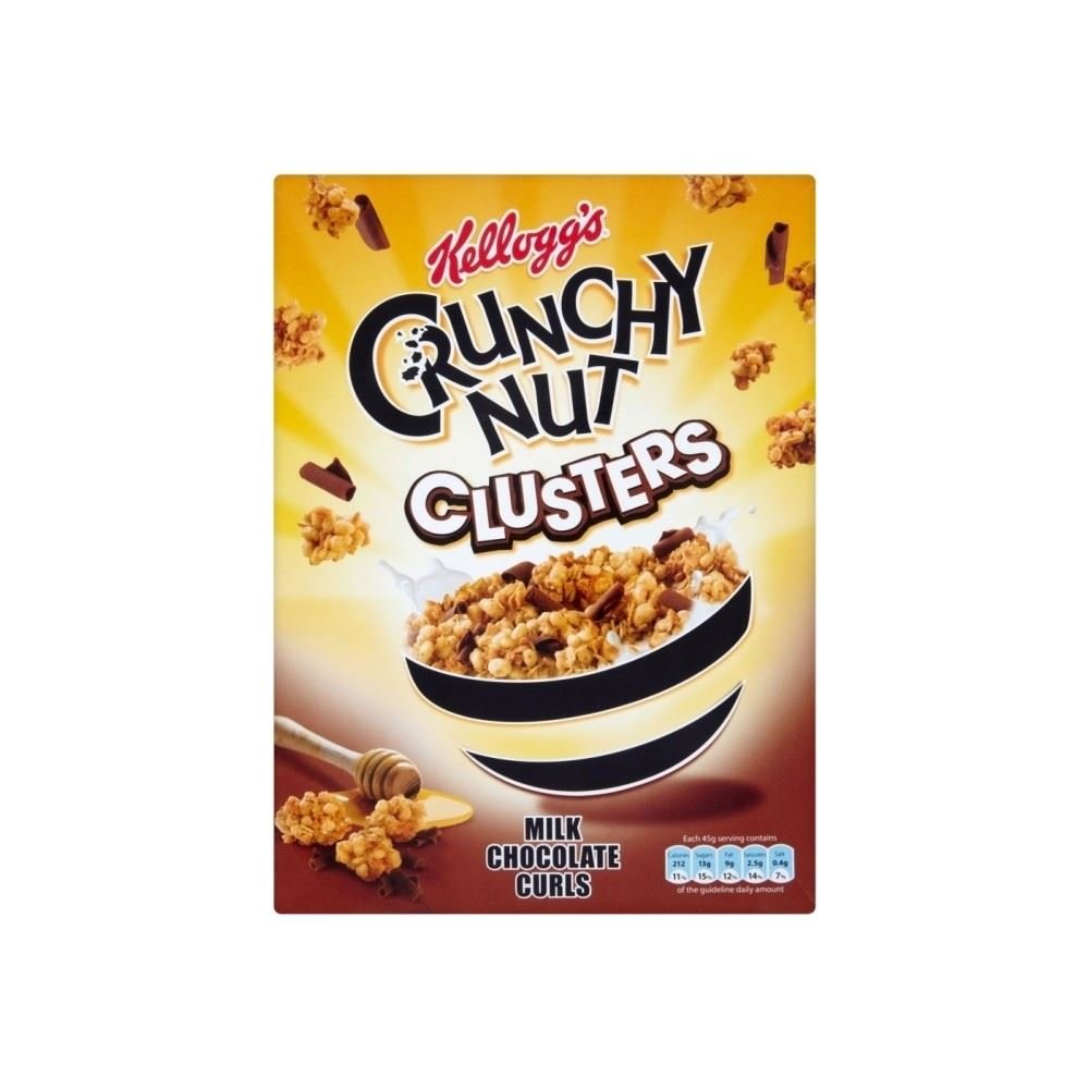 Buy Kellogg's Crunchy Nut Milk Chocolate Curls with Honey & Nut
