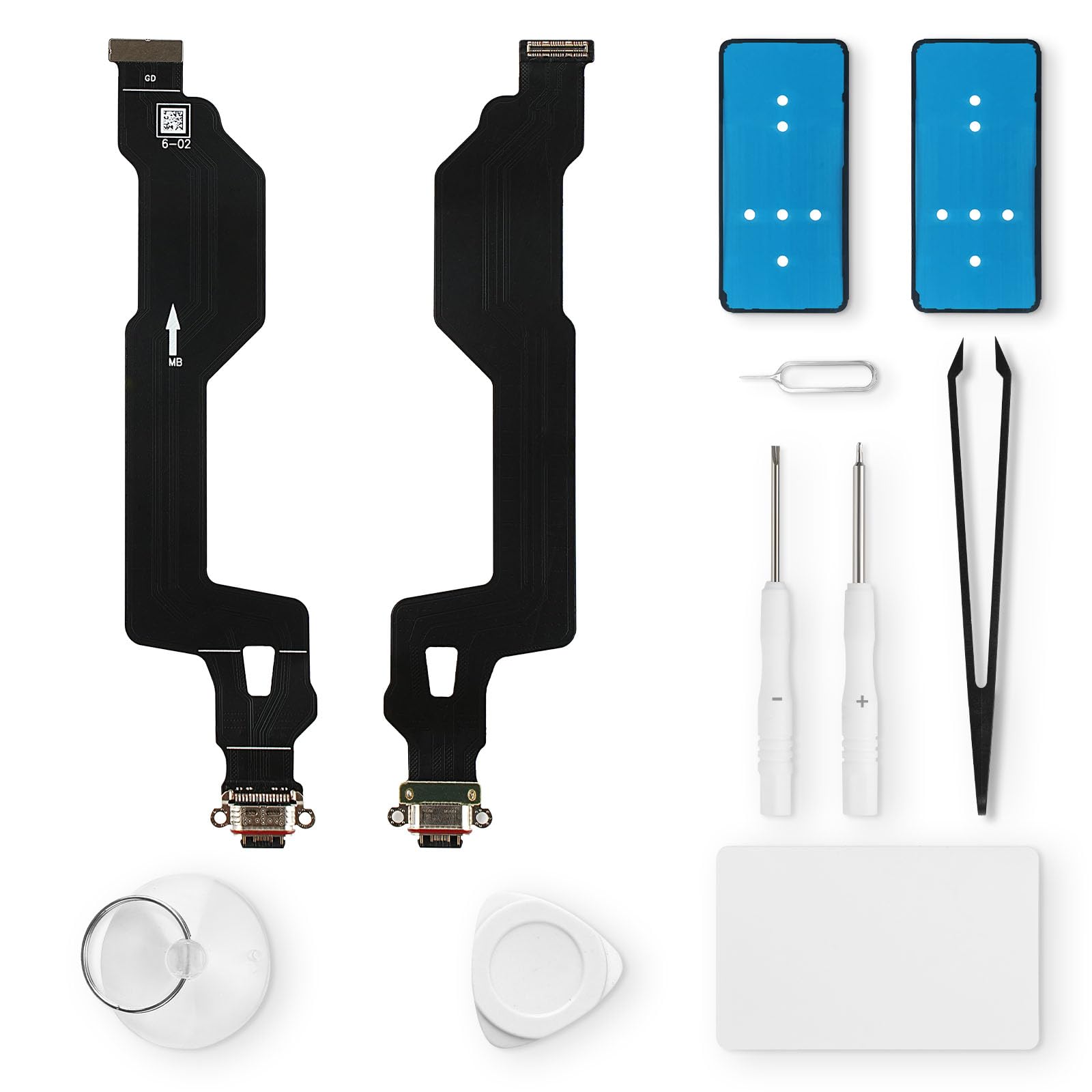 Eonpam Charging Port Replacement for OnePlus 11 Charger Port Microphone Headphone Jack with Repair Kit