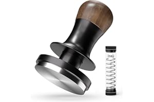 MHW-3BOMBER 51mm Tamper with Sound Feedback Espresso Tamper with 3-Spring Loaded Calibrated Coffee Tamper 30lbs, Flat Base T6182T-OS