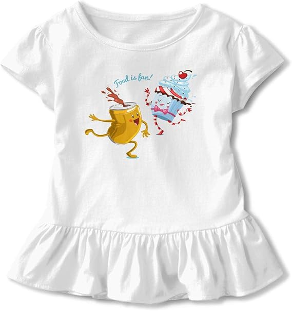 Amazon Co Jp Goodplus 夏 女の子 キッズ 綿 半袖シャツ コットン 丸ネック ｔシャツ アイスクリーム イラスト 子供服 2 5ｔ 可愛い ハスの辺デザイン 服 ファッション小物