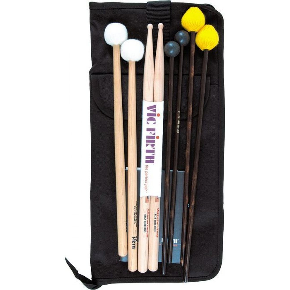 Vic Firth Intermediate Education Pack (Includes Sd2 M3 M6 T3 Bsb) 11 615UFfQCP6L