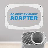 AC Exhaust Hose Adapter Plate for Windows &amp; Sliding Doors for Midea Duo