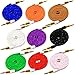 Honsky 3.2 Feet 3.5 mm Male to Male Audio Cable - Assorted Colors (9 Pack)
