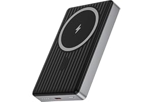 VIFIGEN Wireless Portable Charger, 10000mAh Magnetic Power Bank Compatible for Samsung Galaxy S25 Ultra/S25/S24 FE/S23/S22/S21/S20,20W Fast Charging Magsafe Battery Pack USB C Cable for iPhone 16 15 14 13