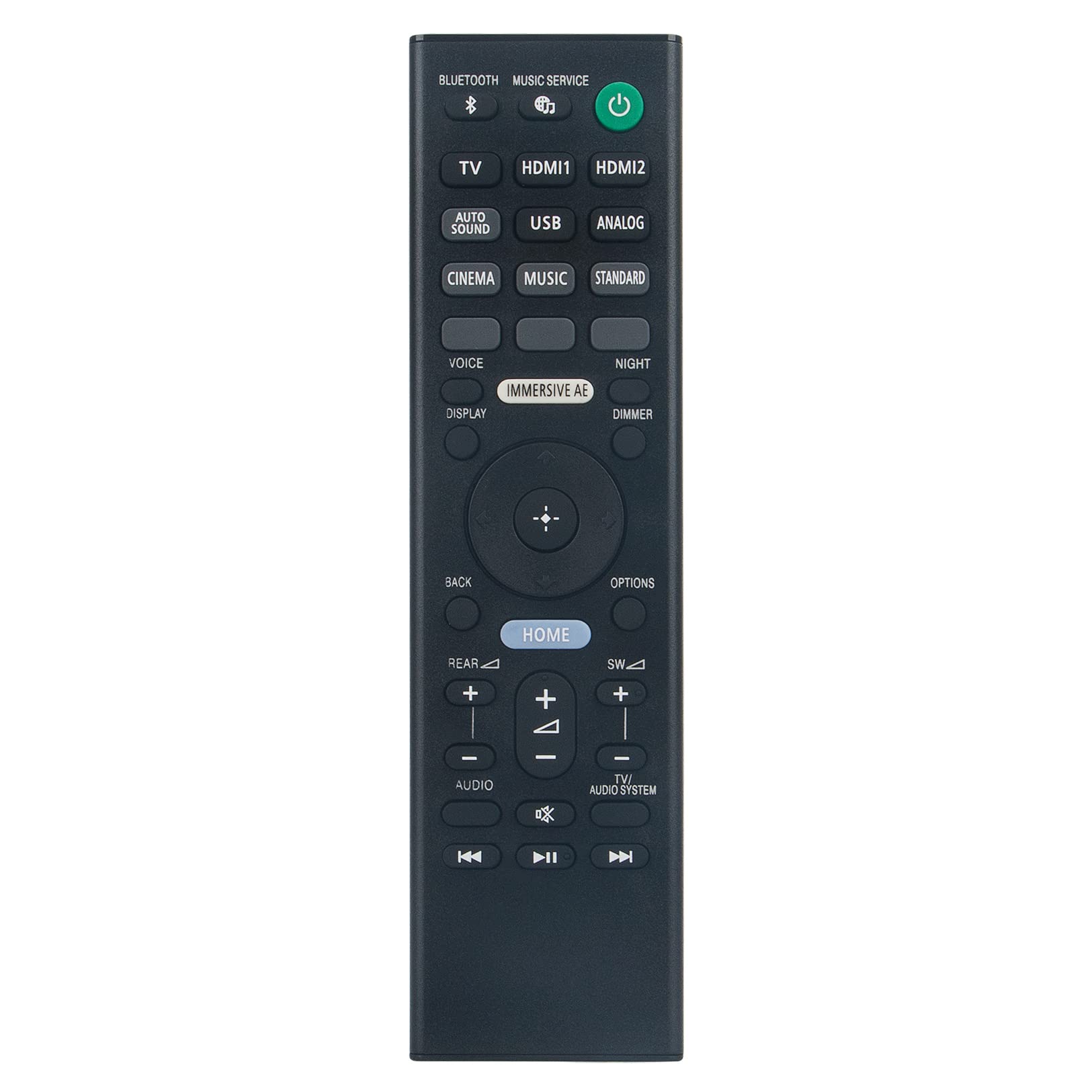 VINABTY RMT-AH509U Replacement Remote Control Compatible with SONY AV SYSTEM SoundBar RMTAH509U HT-A7000 100935711 1-009-357-11 RMT AH509U HT A7000 HTA7000 SA-RS3S