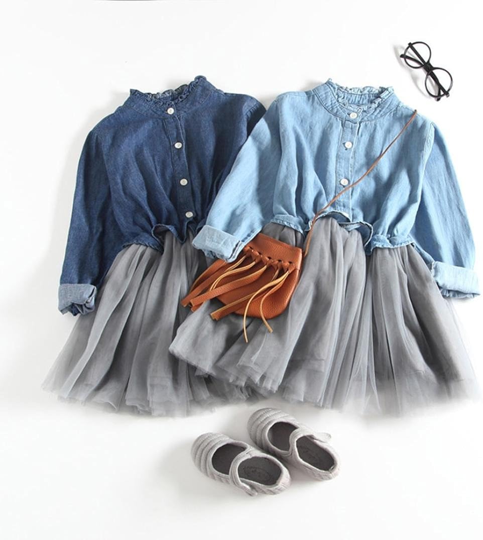 DAY8 Fille 2 à 7 Ans Vetement Robe Princesse a la Mode ...