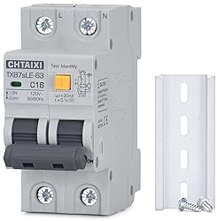 CHTAIXI Ground Fault Circuit Breaker, 16 Amp 120V