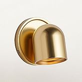 Small Dome Wall Sconce-Brass, Swedish Design, Integrated Modern, Functional, Bath Sconces, Bathroom Sconce, Bathroom Wall Lig