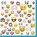 Emoji Party Supplies for 16: Includes Plates, Napkins, Hanging Banner, Swirl Decorations, Centerpieces