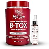 I Belli Capelli Ravenna Hair Straightening Kit β Repair Hair B-tox & Repair Oil β Anti-Frizz, Intense Hydration, Shine β Formaldehyde-Free β B-otox Hair Treament For All Hair Types (2-Pack)