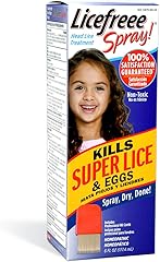 Licefreee Lice Spray for Kids Hair, Includes Professional Metal Nit & Lice Comb for Kids, Kills on Contact, 6 Fl Oz